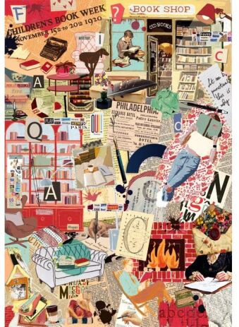 Clementoni Παζλ 1000 More Is More-Books & Writing (1260-37074) (1)