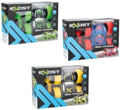Exost Τηλεκατευθυνόμενο Αυτοκίνητο 1:18 360 Cross II Red Led-3 Σχέδια (7530-20247) (2)
