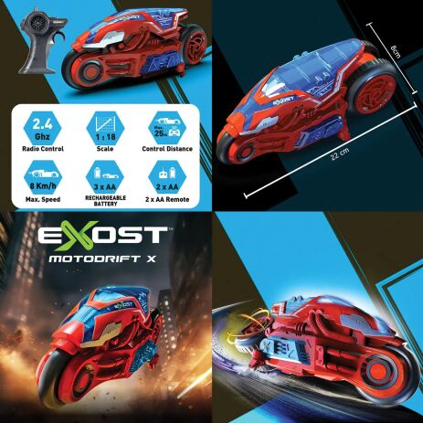 Exost Μηχανή Τηλεκατευθυνόμενη Motodrift X (7530-20288) (2)