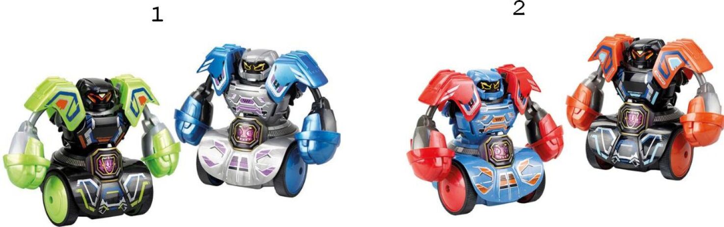 Silverlit Τηλεκατευθυνόμενο Robot Kombat 360 Tornado-2 Σχέδια (7530-86883) (1)