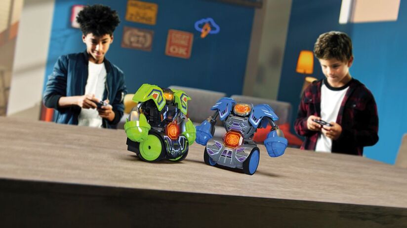 Silverlit Τηλεκατευθυνόμενο Robot Kombat 360 Tornado-2 Σχέδια (7530-86883) (7)