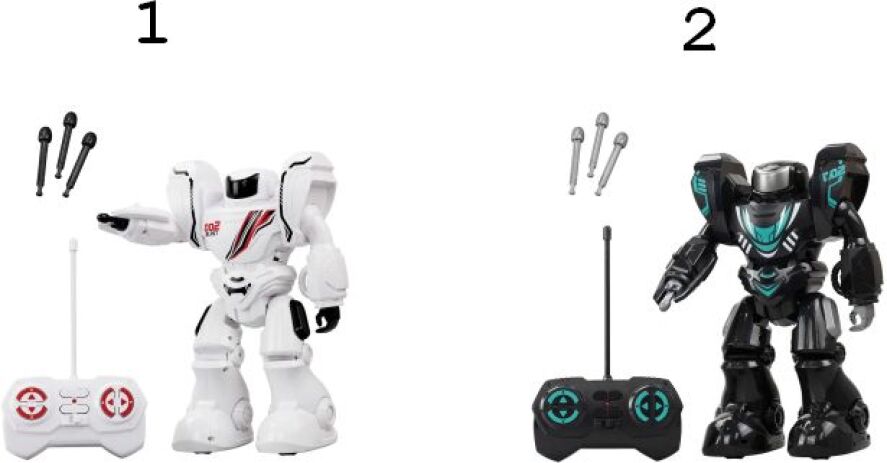 Silverit Τηλεκατευθυνόμενο Robot Robo Blast One-2 Σχέδια (7530-88589) (1)