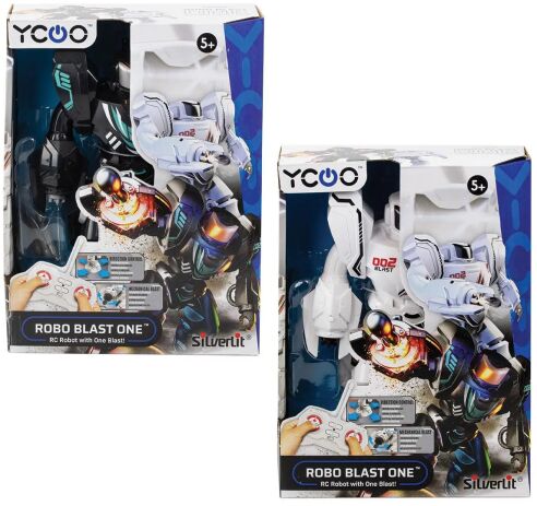 Silverit Τηλεκατευθυνόμενο Robot Robo Blast One-2 Σχέδια (7530-88589) (2)