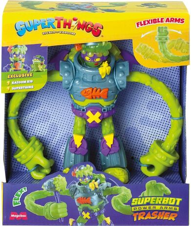 Superzings Superbot Power Arms Με Φιγούρες Trasher (1013-62121) (1)