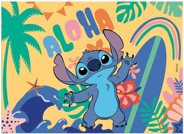 Stitch Διάφανη Τσάντα Σετ Ζωγραφικής (1023-68005) (2)