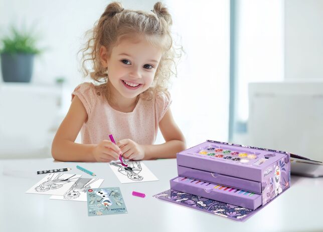 Frozen Χάρτινο Βαλιτσάκι Με Σετ Ζωγραφικής (1023-69005) (2)