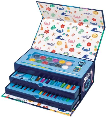 Stitch Χάρτινο Βαλιτσάκι Με Σετ Ζωγραφικής (1023-69007) (1)