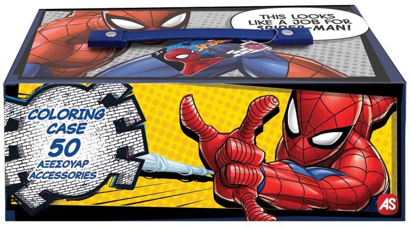 Spiderman Χάρτινο Βαλιτσάκι Με Σετ Ζωγραφικής (1023-69008) (0)
