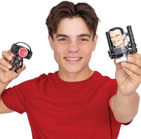 Skibidi Toilet Φιγούρα Μονή-8 Σχέδια-1Τμχ (1013-13100) (4)