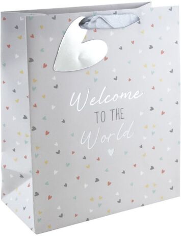 Eurowrap Χάρτινη Τσάντα Welcome To The World Large (35407-2C) (0)