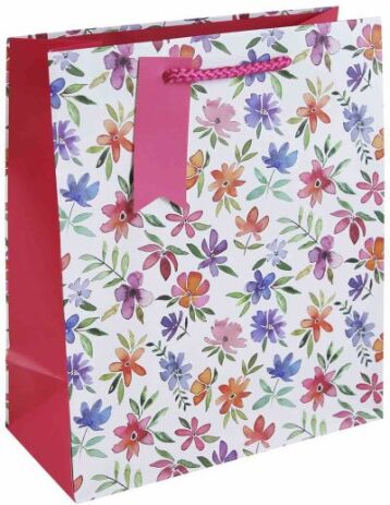 Eurowrap Χάρτινη Τσάντα Flowers Medium (34915-3C) (0)