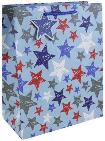 Eurowrap Χάρτινη Τσάντα Stars Large (34924-2C) (0)