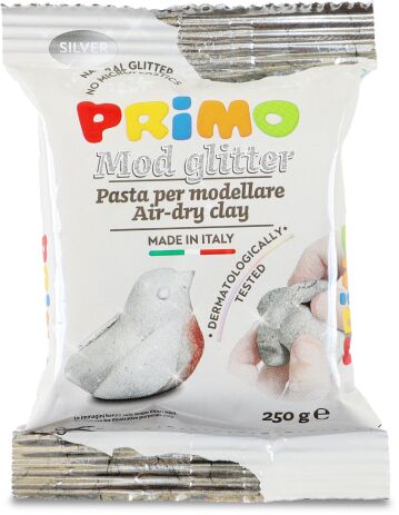 Primo Πηλός Glitter Silver 250gr (2858MOD250G11) (0)
