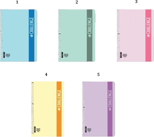 Τετράδιο Challenge Pastel Σπιράλ Α4 2 Θεματων 60 Φύλλα-5 Σχέδια 1Τμχ (36850) (1)