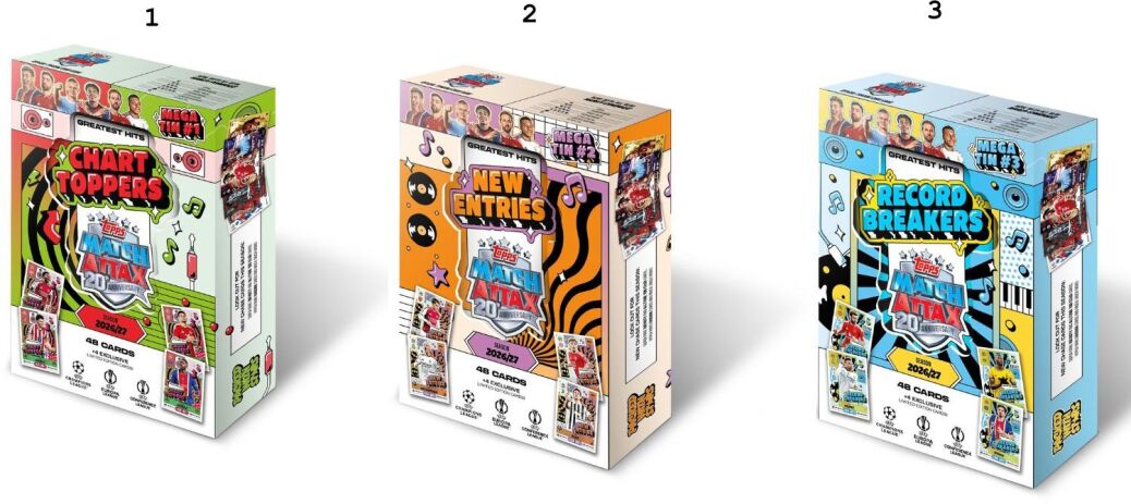 Topps Champions League 2027 Match Attax Mega Tin-3 Σχέδια (60.500.27.GR.53.0) (1)