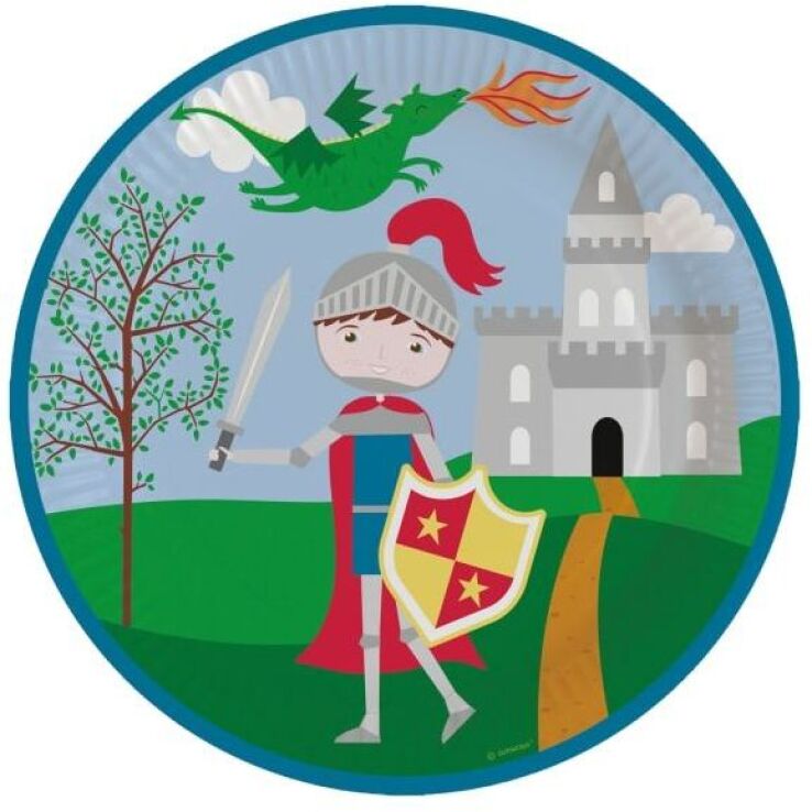 Πιάτα 23εκ Knight 8Τμχ (M990986566) (0)