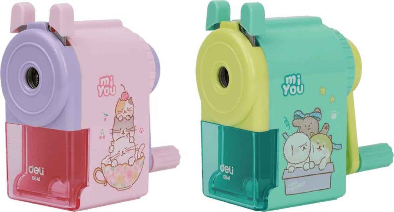 Deli Ξύστρα Επιτραπέζια Miyou-2 Σχέδια-1Τμχ (231.906410) (0)