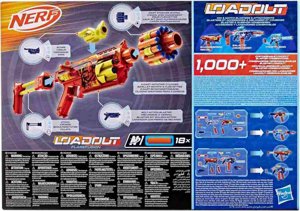 Λαμπάδα Nerf Loadout Flarefusion (G3142) (8)