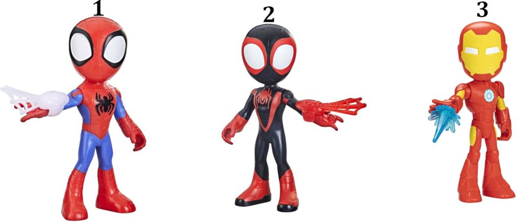 Λαμπάδα Spidey SAF Supersized Hero Figure-3 Σχέδια (F3711) (1)