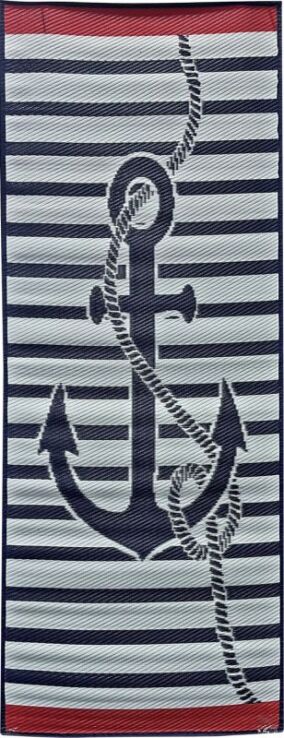 Ψάθα Πλαστική Παραλίας 180x70 cm Άγκυρα-2 Σχέδια (03.BM-70ANCHOR) (0)