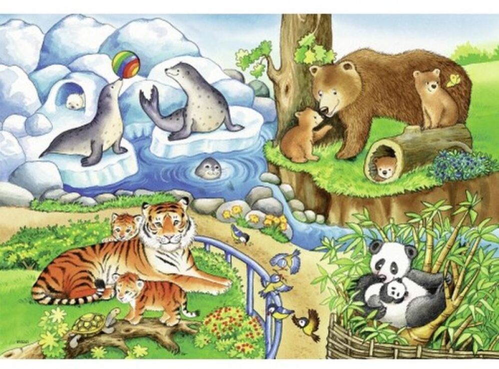 Παζλ 2Χ12 Ζωολογικός Κήπος (07602) (2)