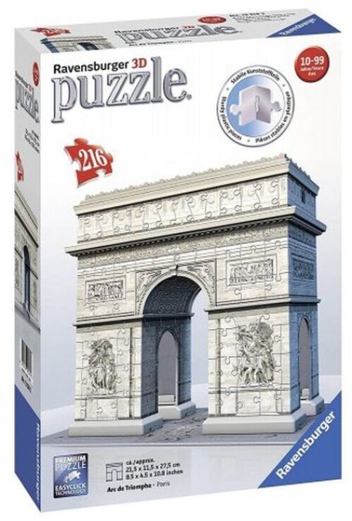 Ravensburger Πάζλ 3D Aψίδα Του Θριάμβου 216Τμχ (12514) (1)