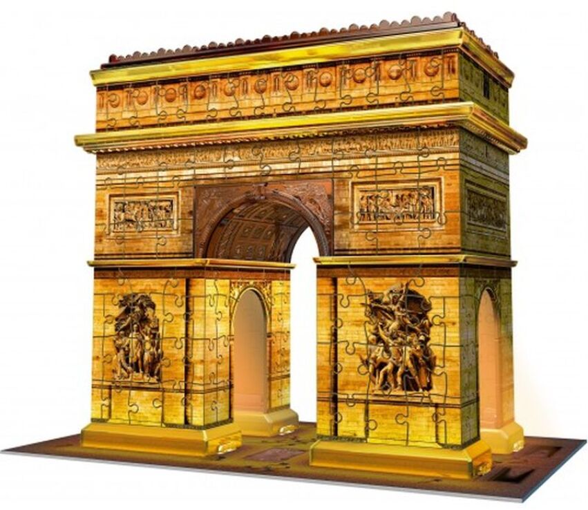 Ravensburger Παζλ 3D Η Αψίδα Του Θριάμβου Νυχτερινή Έκδοση-216τμχ (12008029) (1)