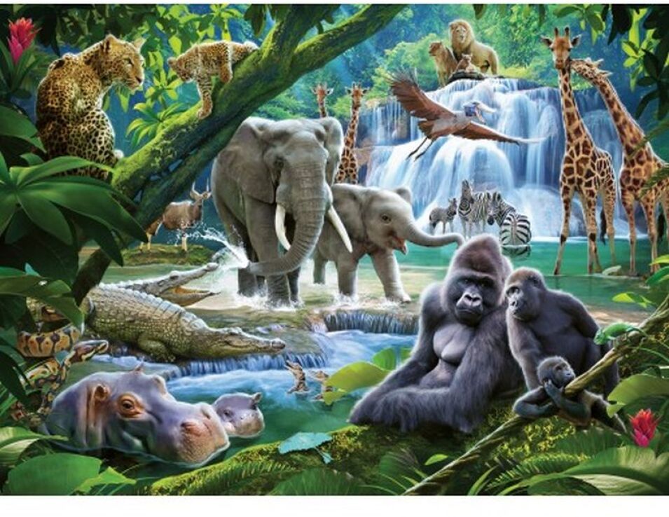Ravensburger Παζλ 100XXL Ζούγκλα (12970) (1)