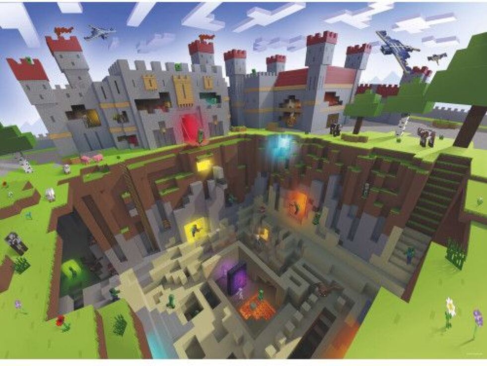 Παζλ 300XXL Minecraaft Cutaway (13334) (1)