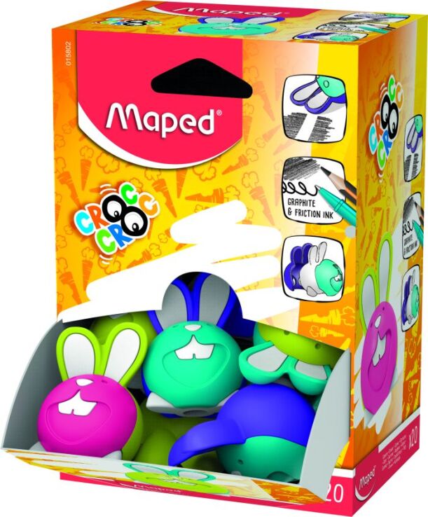 Maped Γόμα Croc Croc Puzzle Λαγουδάκι 3 Σχέδια-1Τχμ (015802) (1)