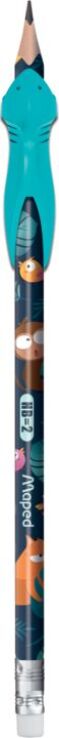 Maped Jungle Fever Μολύβι HB Με Γόμα & Οδηγό Εργονομίας 2Τμχ (851819) (1)