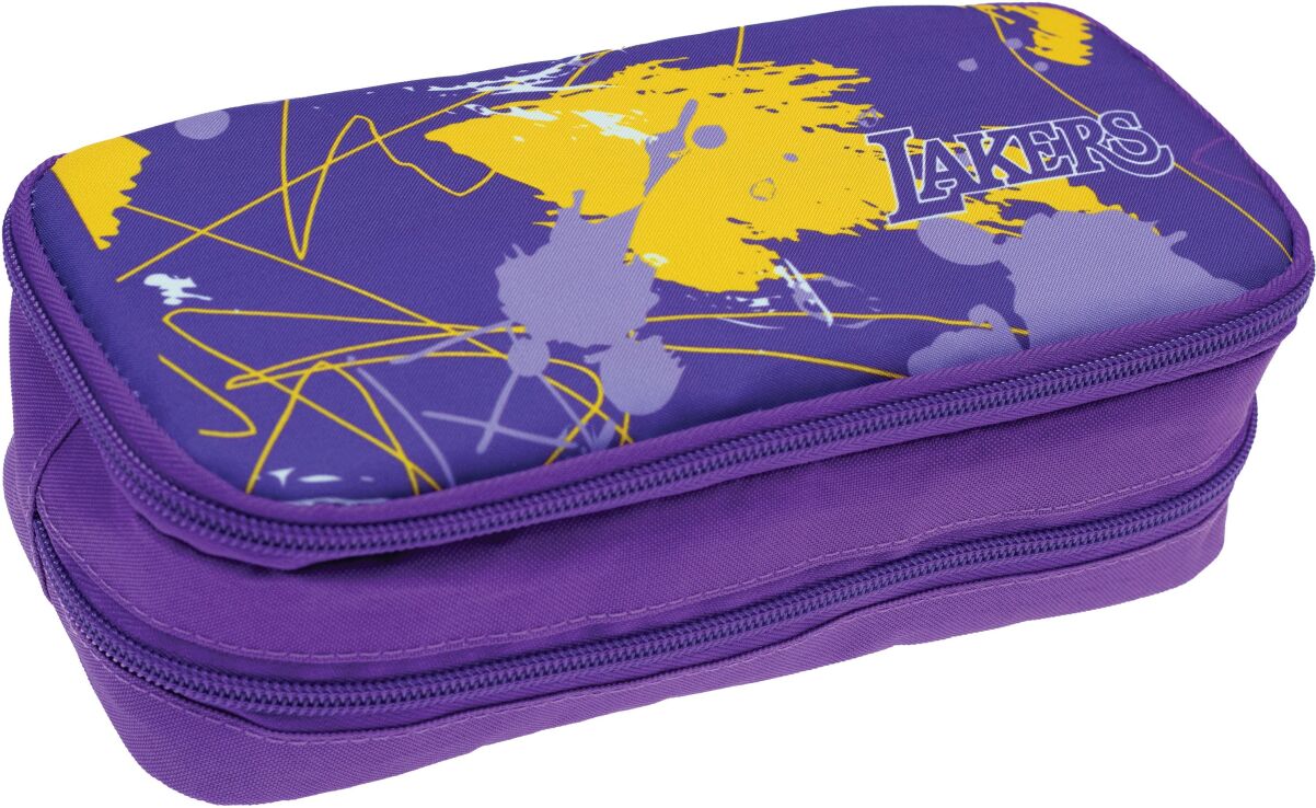 NBA Los Angeles Lakers Retro 23 Κασετίνα Βαρελάκι Οβαλ (338-29141) (0)
