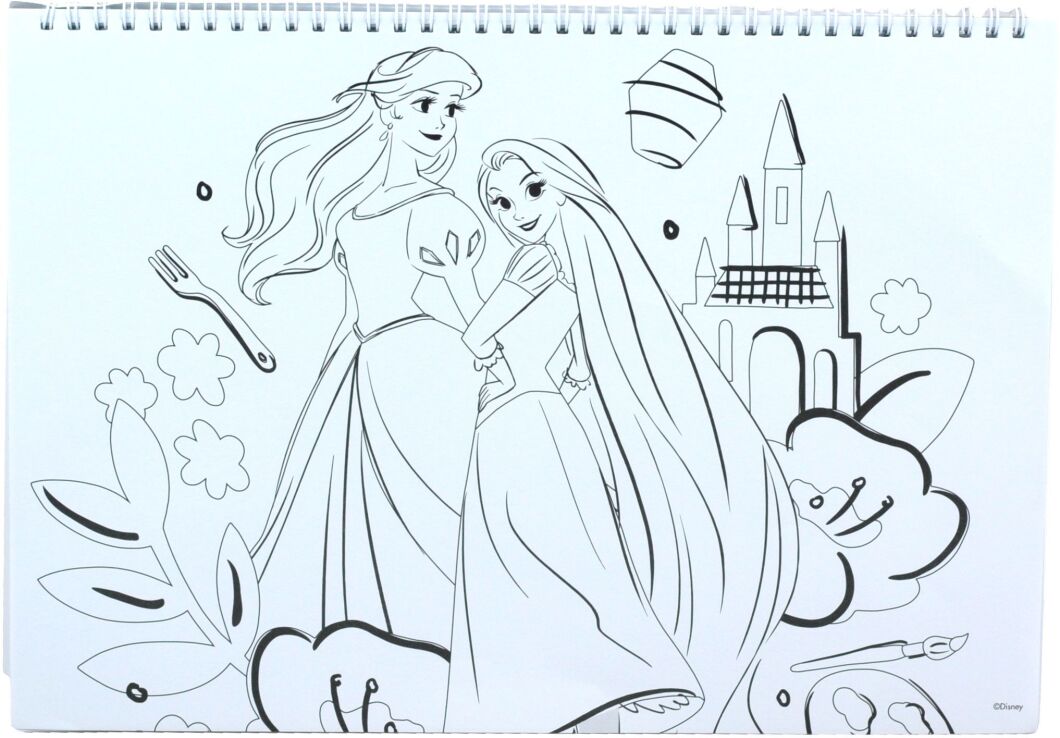 Princess Μπλοκ Ζωγραφικής Α4 Και Stickers (331-56416) (4)