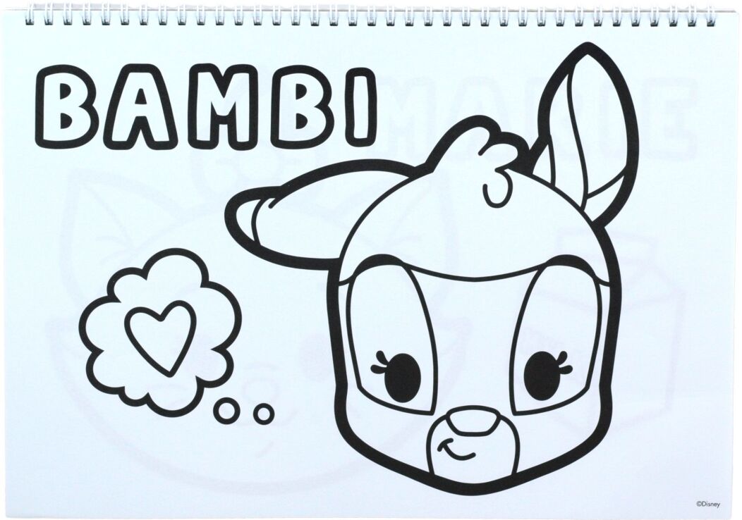 Disney Animals Μπλοκ Ζωγραφικής Α4 Και Stickers (341-26416) (3)