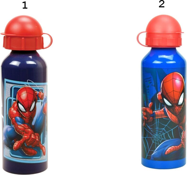 GIM Παγούρι Αλουμινίου Spiderman 520ml-2 Σχέδια (557-00232) (1)