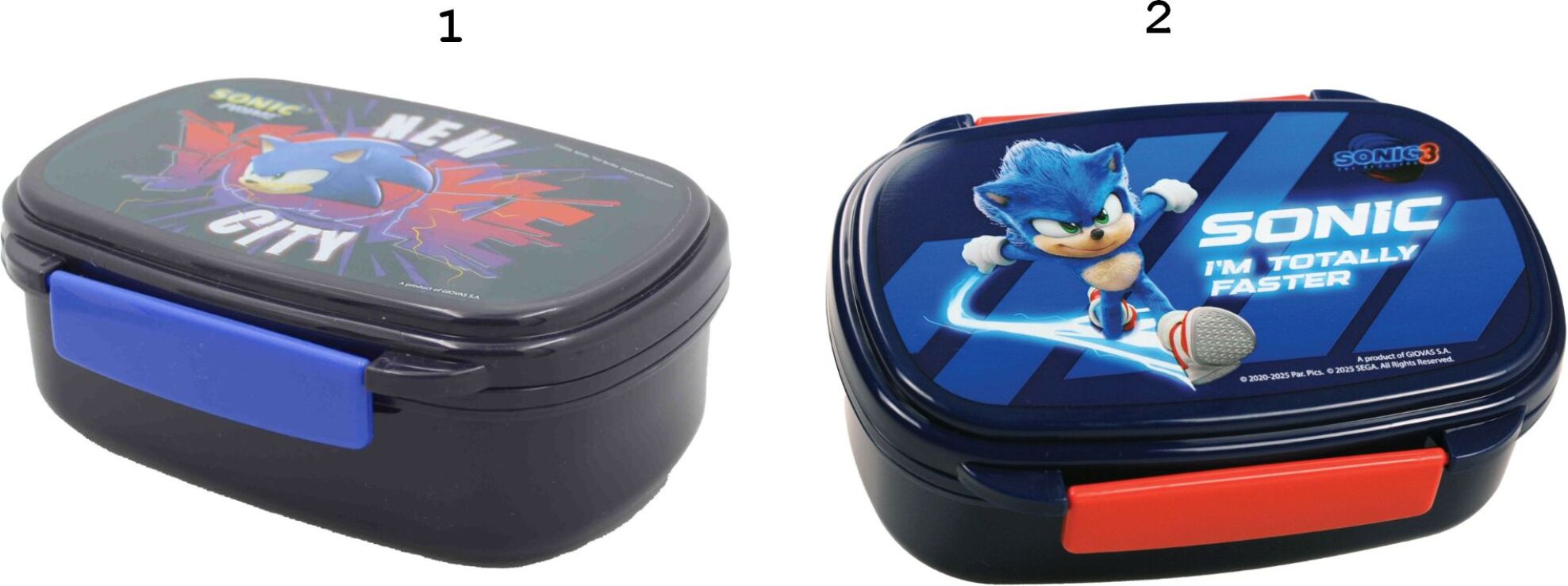 GIM Δοχείο Φαγητού Με Κουτάλι/Πιρούνι Sonic-2 Σχέδια (572-52276) (1)