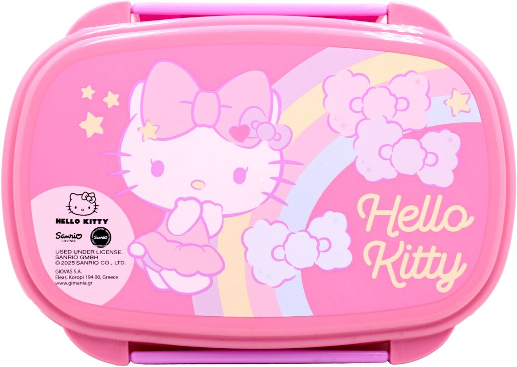 Gim Δοχείο Φαγητού Με Κουτάλι/Πιρούνι Hello Kitty (557-96276) (0)