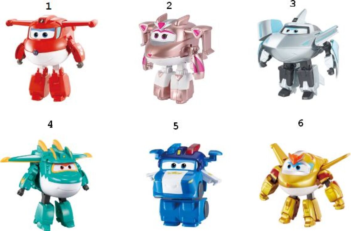 Super Wings Electric Heroes Transforming 15cm-6 Σχέδια (780200) (1)