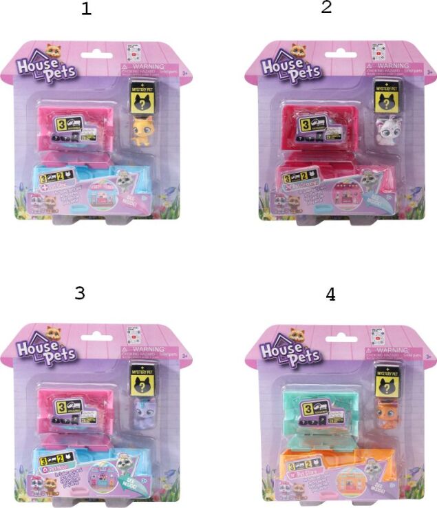 House Pets Playset-4 Σχέδια (1060) (1)