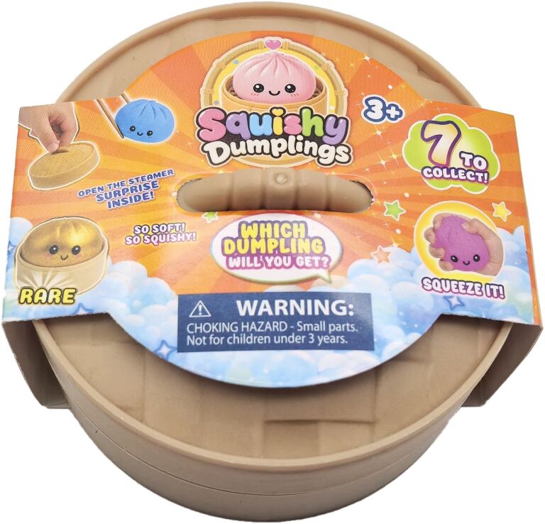 Dumplings Μπάλα Standard Squishy-7 Σχέδια-1Τμχ (2604005) (1)