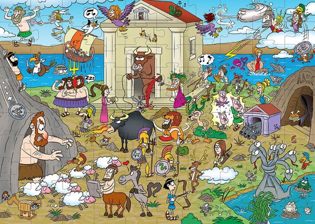 50/50 Παζλ 100-Ελληνική Μυθολογία (505316) (1)