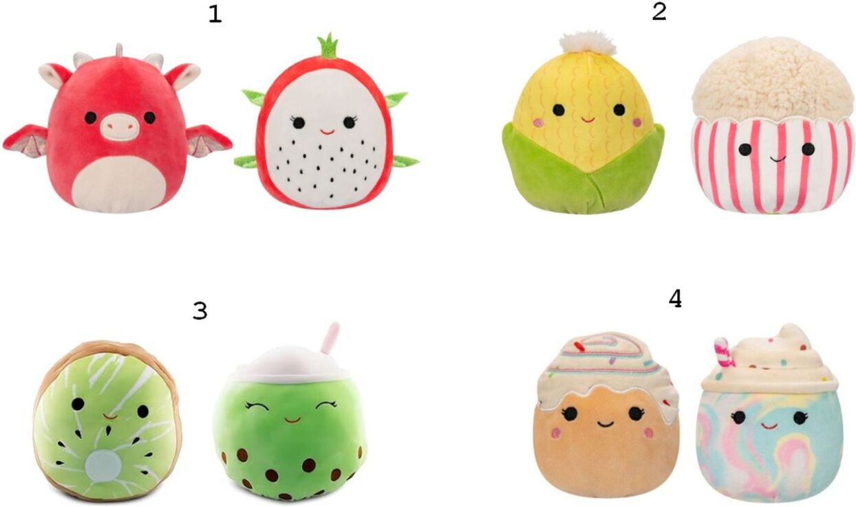 Squishmallows-Flipmallows W2 13cm-4 Σχέδια (JWSQ0128) (1)