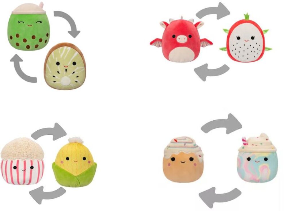 Squishmallows-Flipmallows W2 13cm-4 Σχέδια (JWSQ0128) (2)