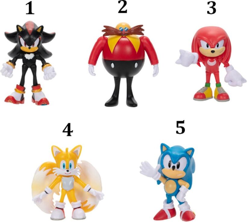 Sonic Φιγούρα 6.5cm w8-5 Σχέδια (JPA41434) (1)
