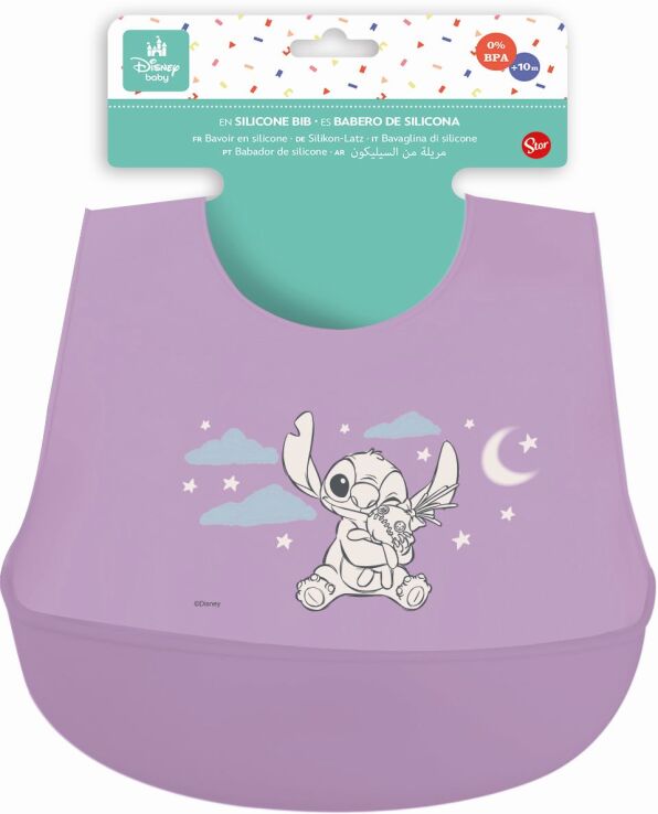 Stor Σαλιάρα Σιλικόνης Stitch (105612) (1)