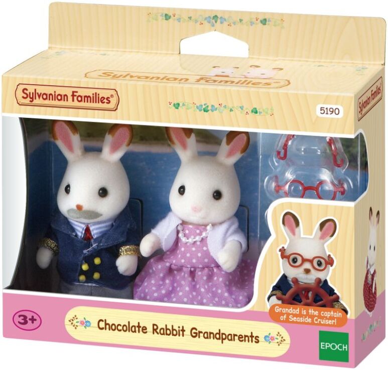 Sylvanian Families Chocolate Rabbit Παππούς & Γιαγιά (030248-5190) (1)