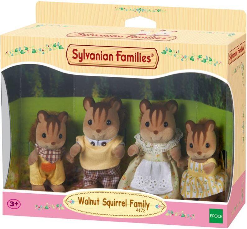 Sylvanian Families Walnut Squirrel Οικογένεια (030285-4172) (1)