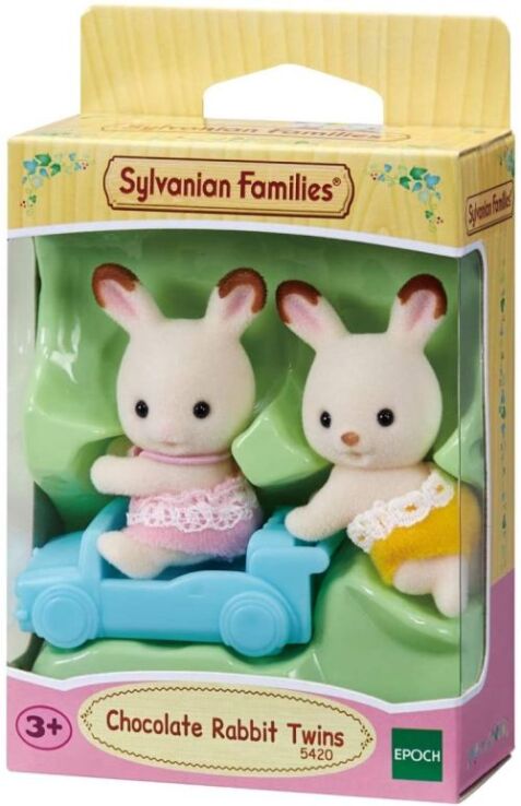 Sylvanian Families Δίδυμα Μωρά Chocolate Rabbit Twins (053335-5420) (1)