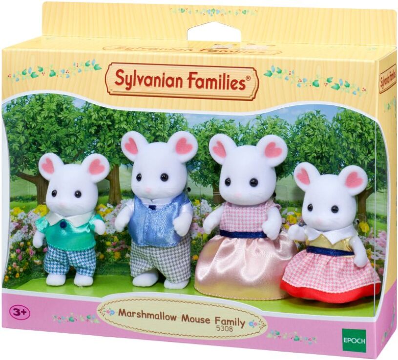 Sylvanian Families Οικογένεια Marshmallow Mouse (068148-5308) (1)