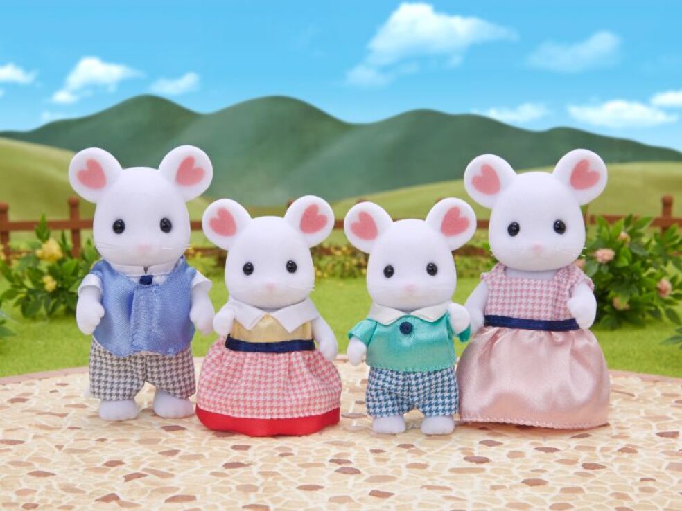 Sylvanian Families Οικογένεια Marshmallow Mouse (068148-5308) (2)